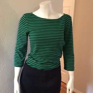 || banana republic boat neck top